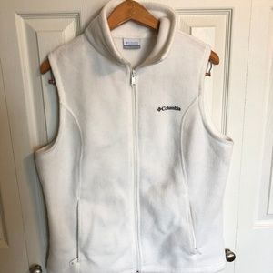 White Columbia Fleece Vest